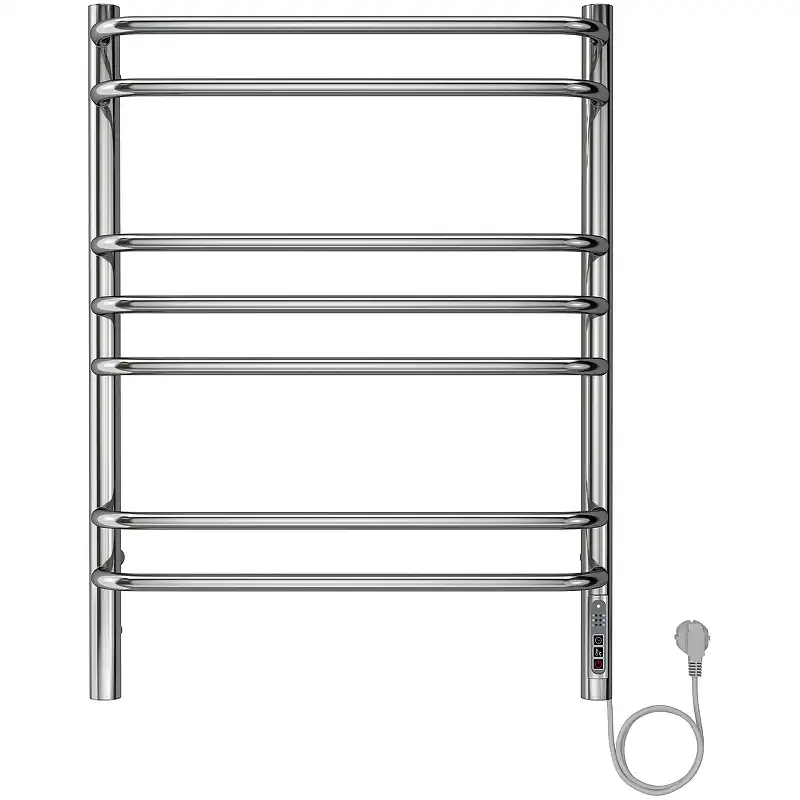 Полотенцесушитель электрический 50х70 Aquatek Пандора П7 AQ EL RPC0770CH, диммер справа, Хром фото 7
