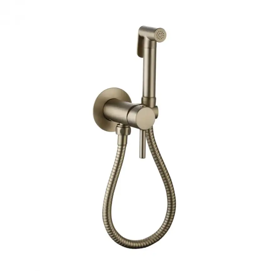 Гигиенический душ со смесителем CeramaLux KRS/006, цвет бронза фото 1