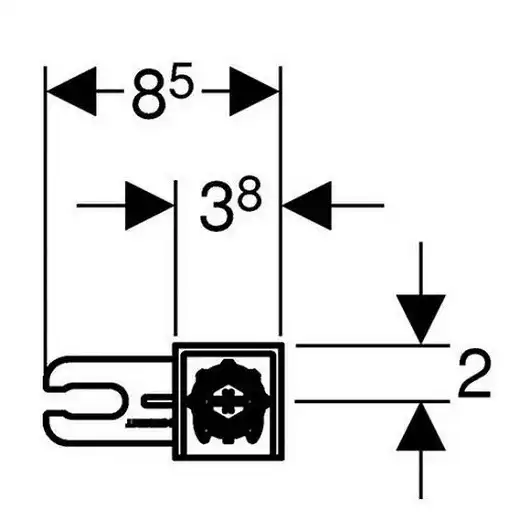 Комплект крепления для инсталляций к стене Geberit Duofix 111.815.00.1 фото 2