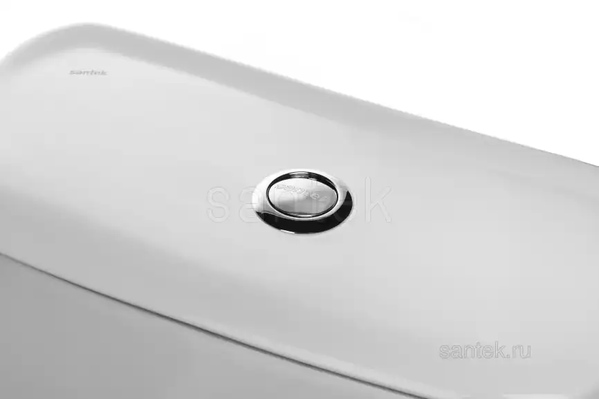 Унитаз-компакт Santek Бриз с диагональным выпуском, эконом- 1 реж., полипропилен, 1WH202569 фото 7