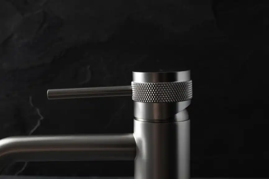 Смеситель для раковины Allen Brau Priority 5.31A01-BN, однорычажный, цвет Никель брашированный фото 7