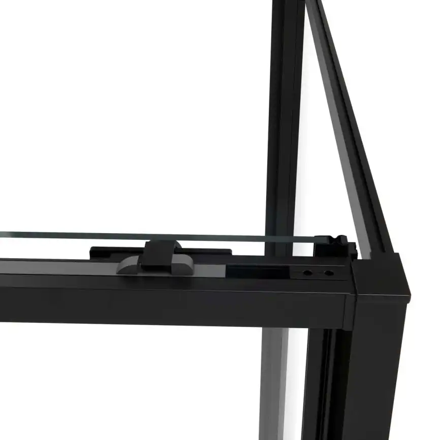 Душевой уголок Vincea Slim Soft 120х90 VSR-1SS9012CLB, дверь раздвижная, профиль черный, стекло прозрачное фото 6