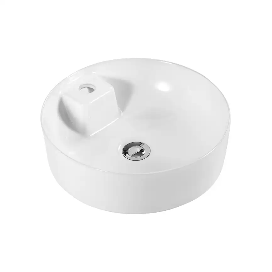 Раковина накладная Aquatek Европа 40,5х40,5х14 AQ5212-00, Белая фото 5