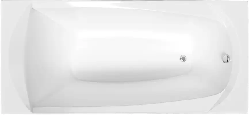 Акриловая ванна 1Marka ELEGANCE 165х70 01эл16570 прямоугольная, Белая фото 1