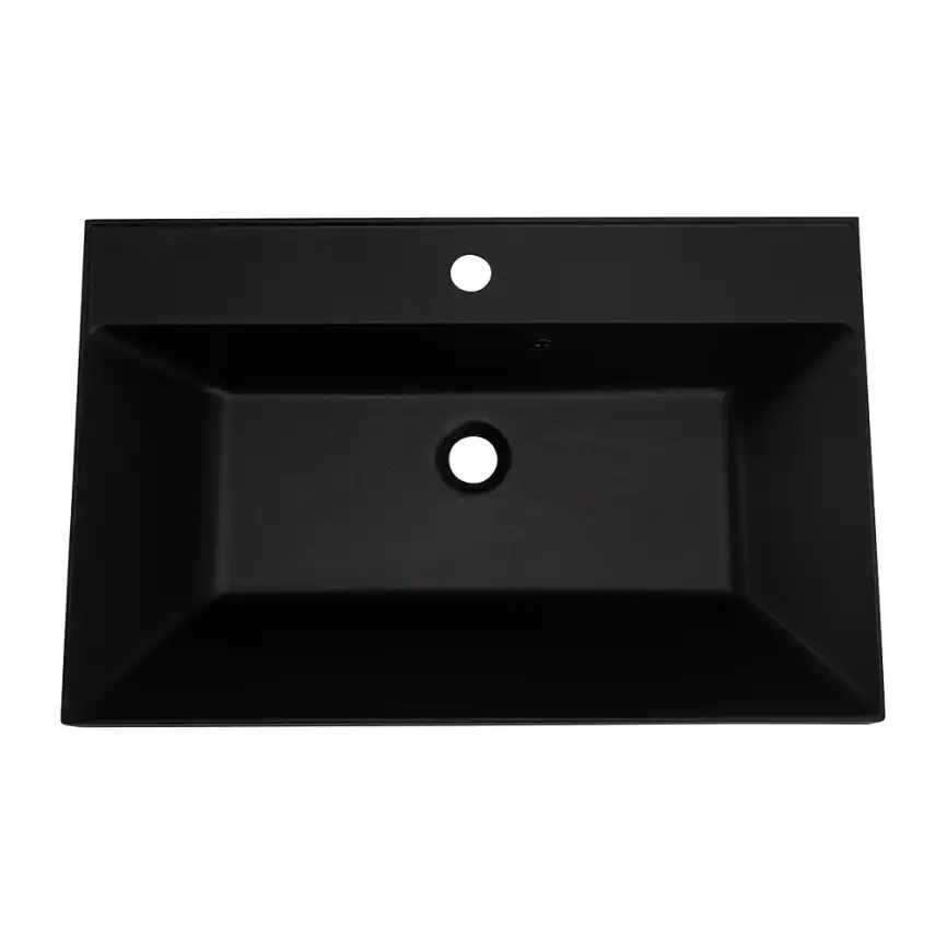 Раковина из искусственного камня BelBagno BB700/450-LV-ART-AST-NERO фото 2