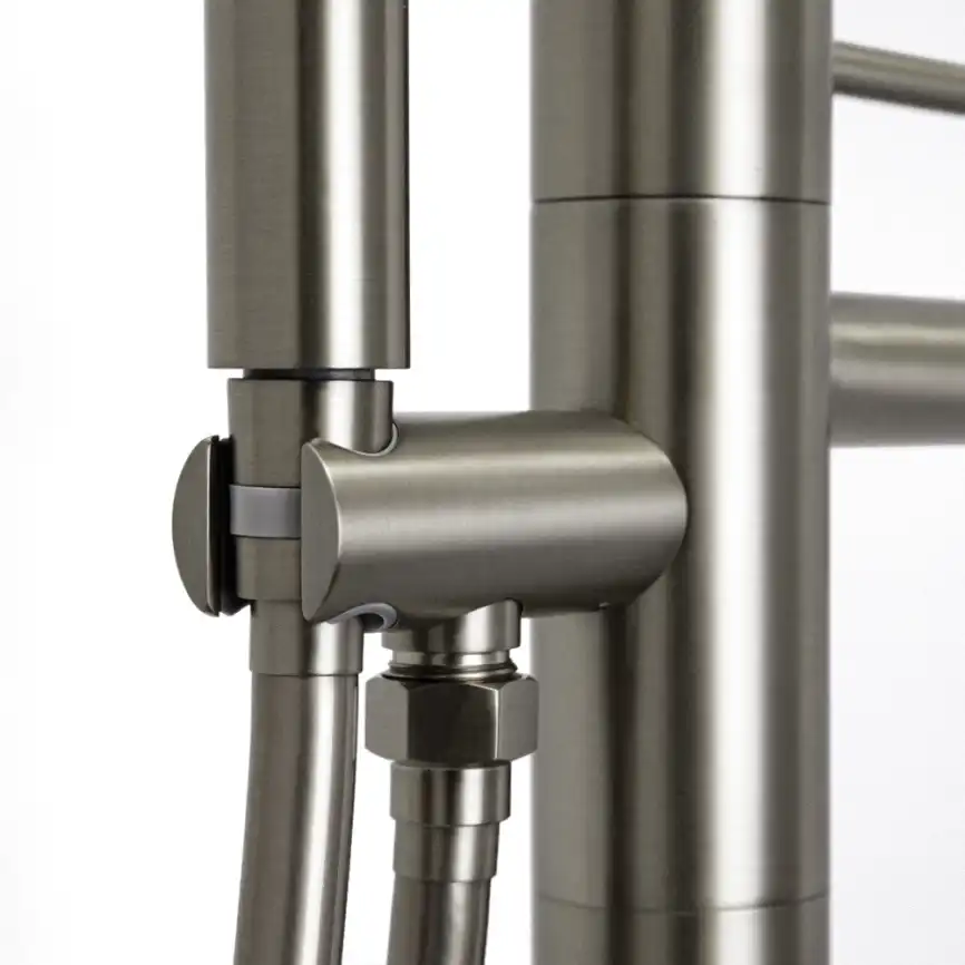 Смесители для ванны AVS Slimmer 811-112-GM напольный, оружейная сталь фото 5