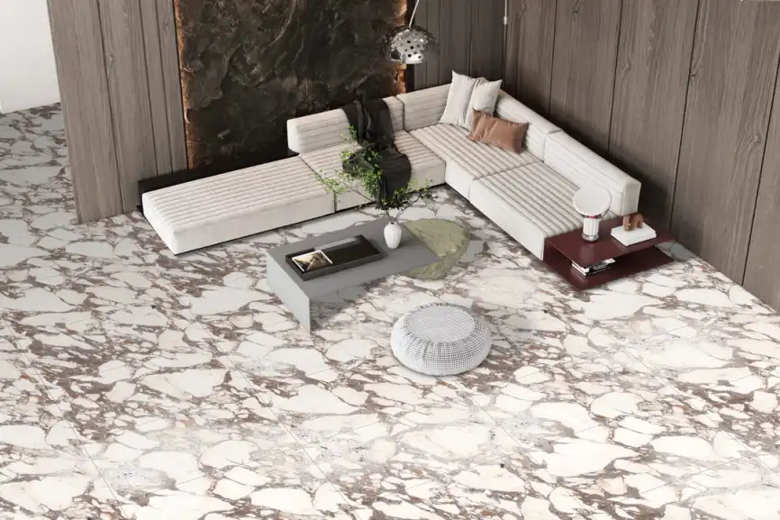 Керамогранит AVS Natural Brown 60x120 карвинг, коричневый фото 2