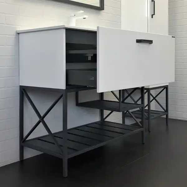 Тумба с умывальником Comforty Бредфорд 90 Белый, 00-00009955 фото 3