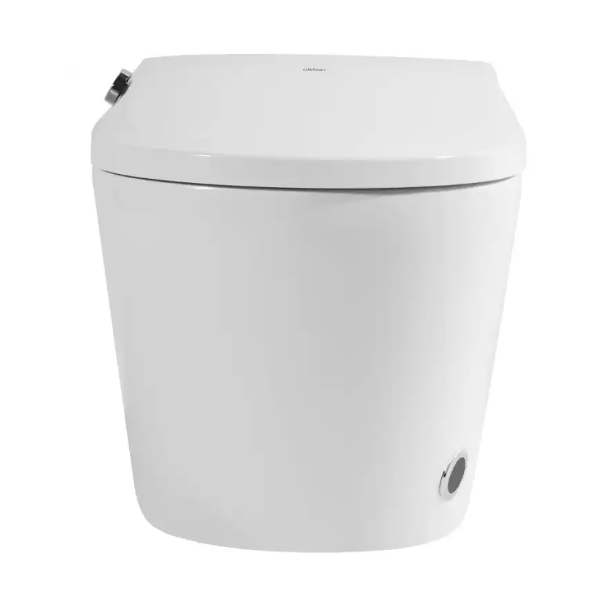 Электронный подвесной унитаз-биде ABBER Bequem AC1119S, белый фото 7