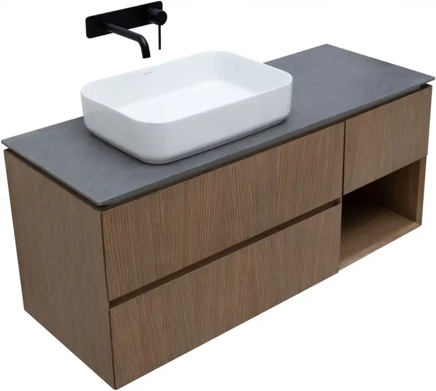 Тумба под раковину Allen Brau Infinity 120 1.21005.NO L дуб фото 8