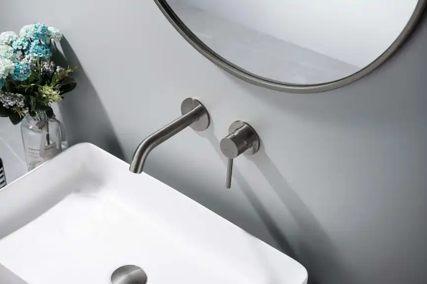 Смеситель для раковины Aquatek Европа AQ1313BGM, Оружейная сталь фото 6