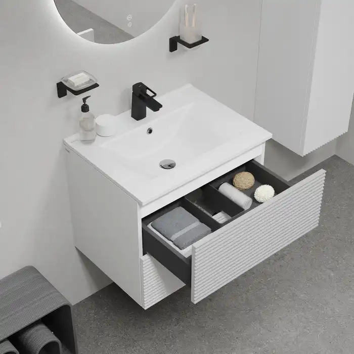 Тумба с раковиной IDDIS Bild 60, подвесная, Белая, BIL60W0i95K фото 13