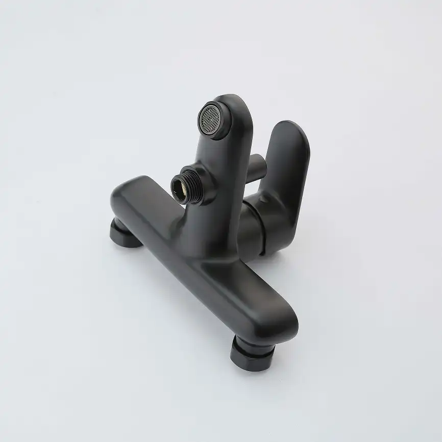 Смеситель для ванны Aquatek Ника AQ1840MB, Черный матовый фото 6