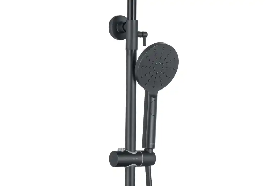 Душевая система Aquatek ВЕГА AQ2040MB, Черный матовый фото 5