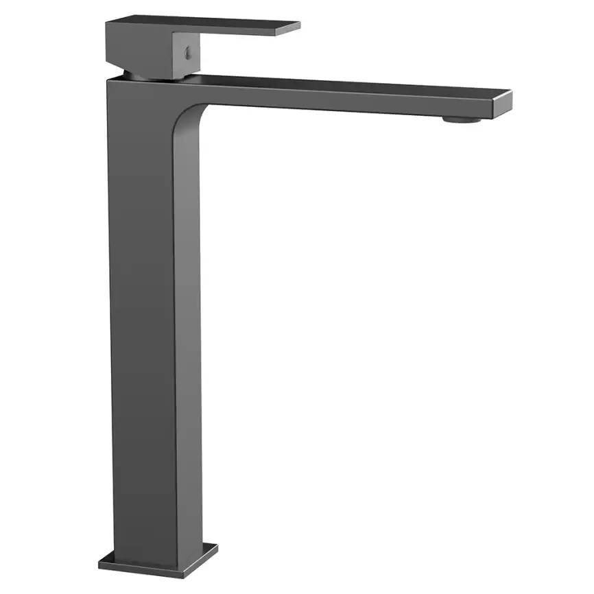 Смесители для раковины AVS Cube 811-201-GM высокий, оружейная сталь фото 2