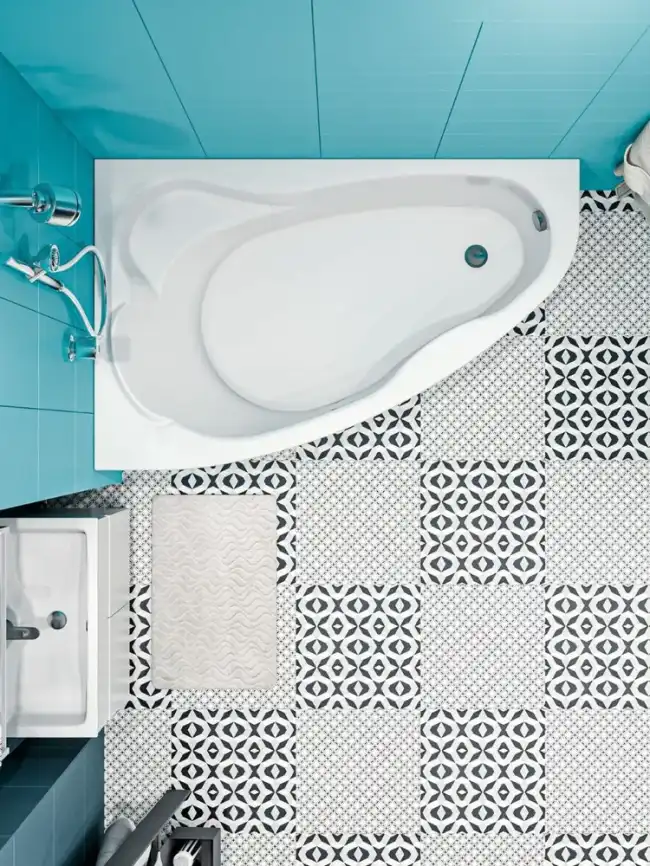 Акриловая ванна Marka One Lil 140х90 Асимметричная белая Левая 01лил1490л фото 2