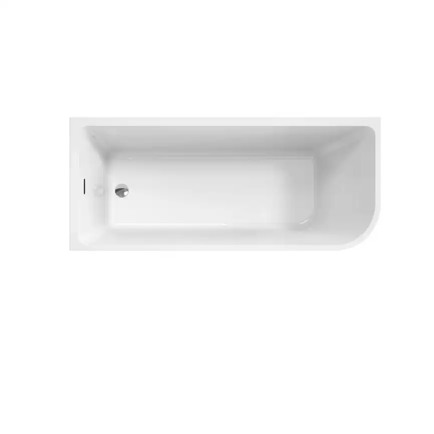 Акриловая ванна BelBagno 170х73 BB712-1700-730-L, отдельностоящая, Белая глянцевая фото 4