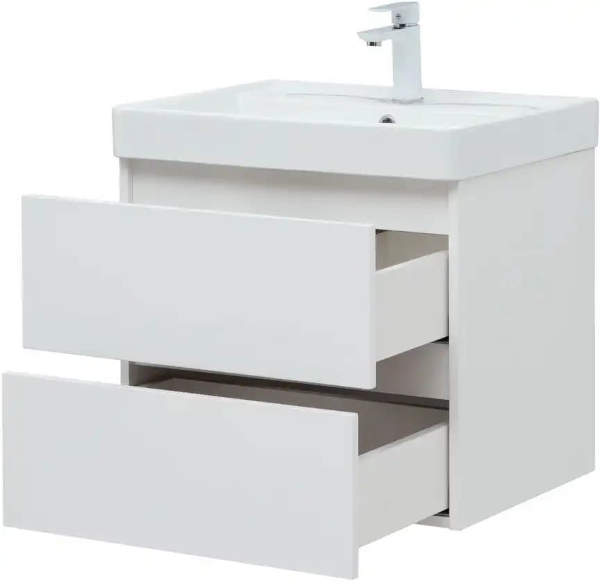 Тумба под раковину Aquanet Вега 60 (2 ящика) 308318 фото 5