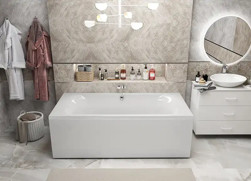 Акриловая ванна Marka One ESMA MG 190х90 Прямоугольная белая 01эс1990 фото 3