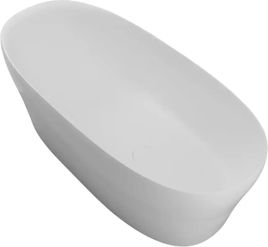 Ванна из искусственного камня Allen Brau 180x80 Solid Stone Krion Neo XL 2.35002.21, белая матовая фото 3