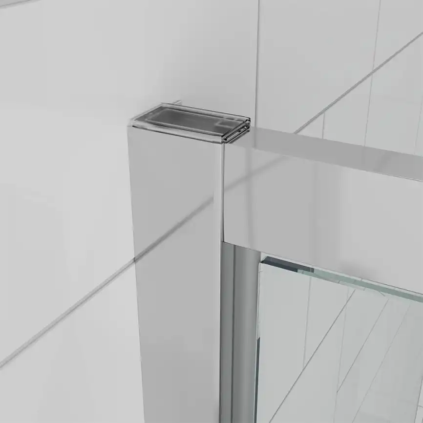 Душевой угол Veconi Ottimo P30SP CH, 800х800х1900 хром, стекло матовое фото 2