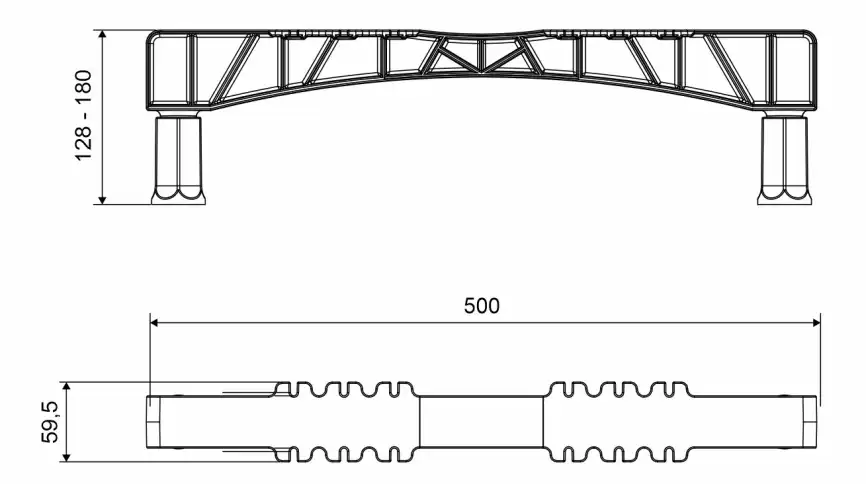 Ножки для ванн EXCELLENT / WHITECROSS NWT-50 фото 5