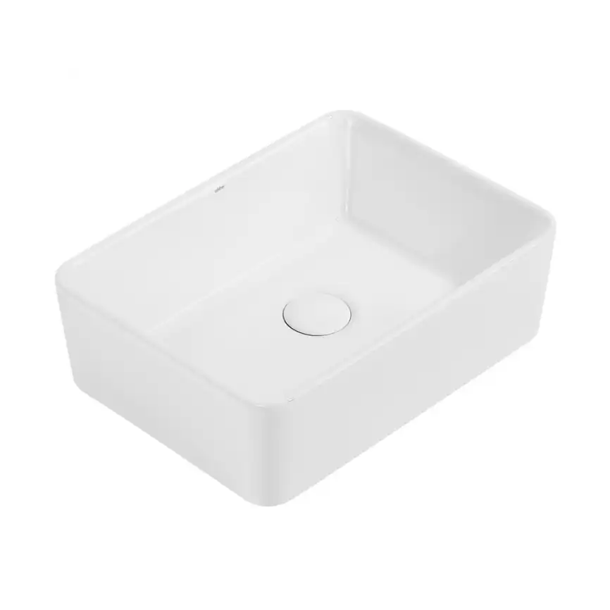 Раковина накладная ABBER RECHTECK 48,5х37,5х13,5 AC2212, прямоугольная, белая фото 1