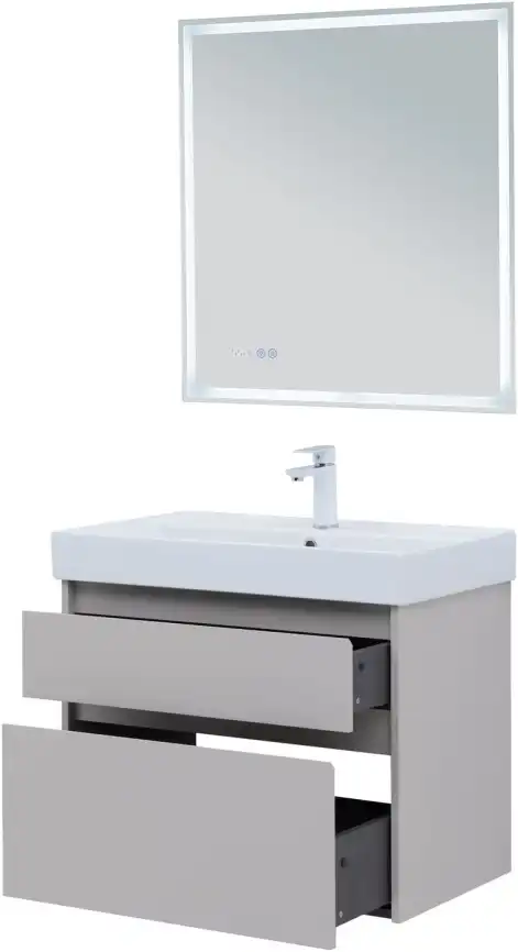 Тумба под раковину Aquanet Nova Lite 2.0 75 бежевый, 346323 фото 5