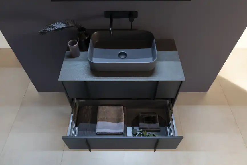 Тумба под раковину Allen Brau Reality 70 1.32004.AM антрацит матовый фото 43