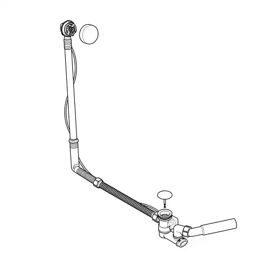 Слив-перелив для ванны Geberit 150.525.21.6 удлиненный, Хром фото 2