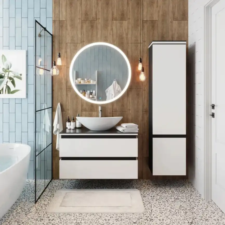 Пенал AURA ТРИУМФ 40 подвесной правый Белый фото 2