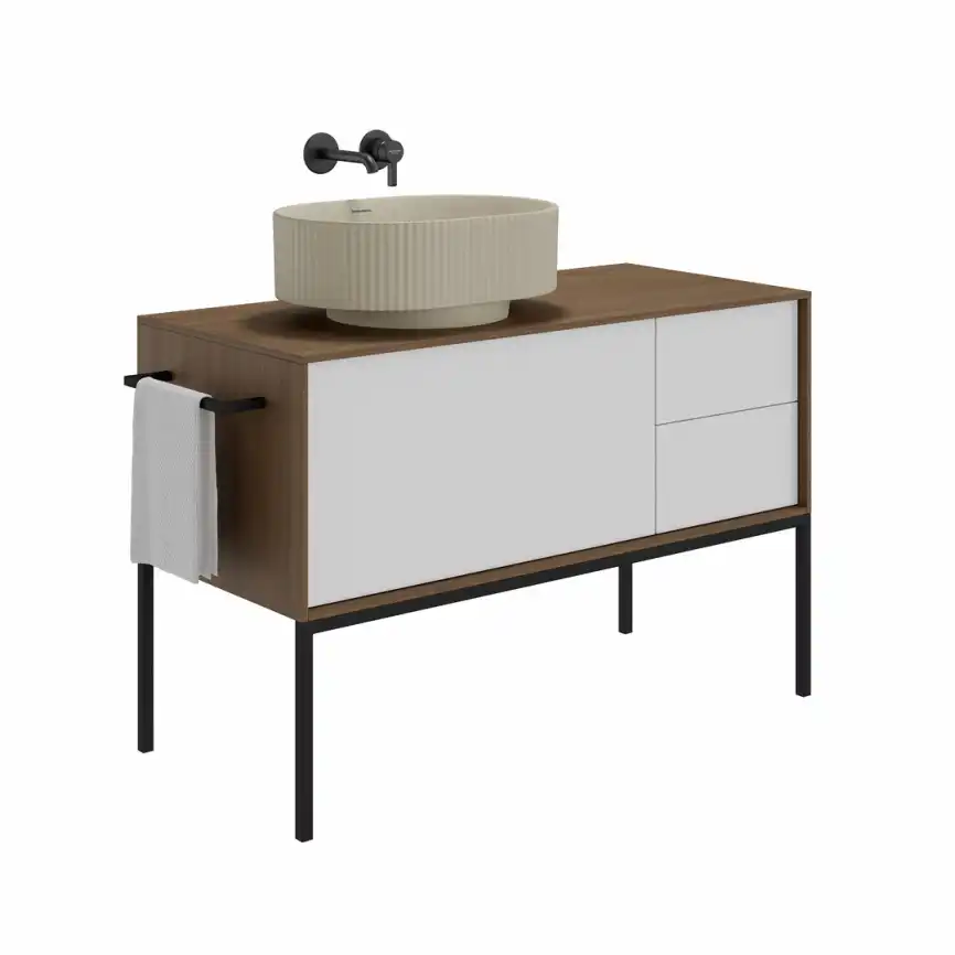 Раковина Kerama Marazzi ARTBASIN Vento накладная 50, песочная матовая, VE.wb.50\SAN фото 5