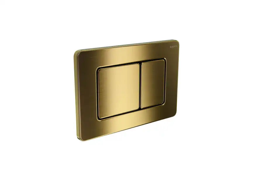 Кнопка смыва Aquatek KDI-0000041, Титановое золото фото 3