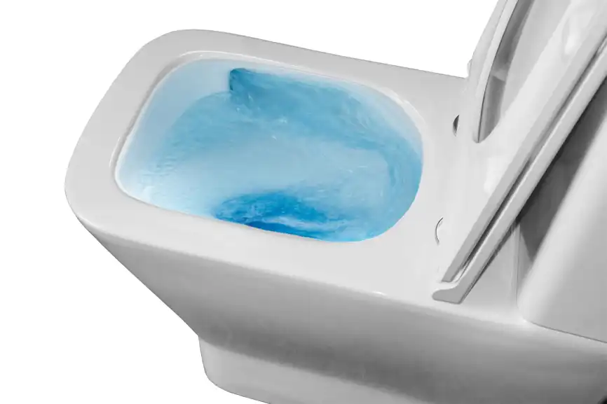 Унитаз напольный Azario  Joy AZ-2168-UQ3 безободковый, смыв Торнадо, с бачком и сидением микролифт, Белый глянцевый фото 10