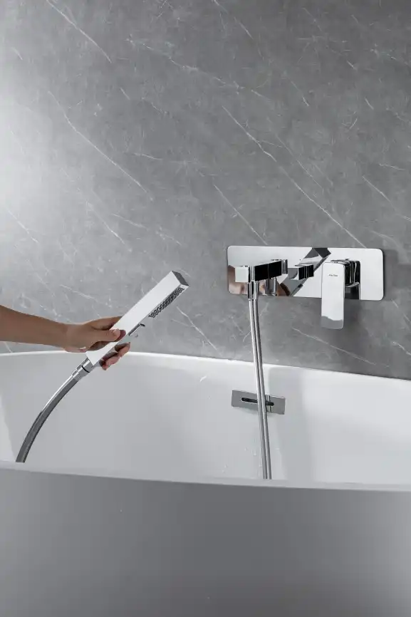 Смеситель для ванны с душем Allen Brau Infinity 5.21007-00 встраиваемый, с внутренней частью, Хром фото 6