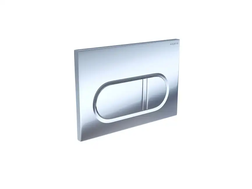 Кнопка смыва Aquatek KDI-0000043, Хром Глянцевый фото 3