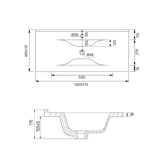 Тумба с раковиной IDDIS Bild 100, подвесная, Белая, BIL10W0i95K фото 19