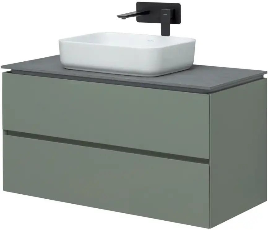Тумба под раковину Allen Brau Infinity 100 1.21003.CGM олива матовый фото 5