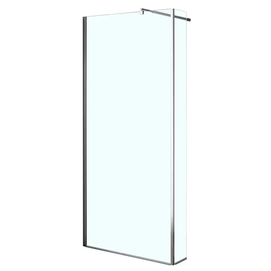 Душевая перегородка Loranto CS-L801 140 см, CS-L801 140, профиль Хром, стекло Прозрачное фото 1