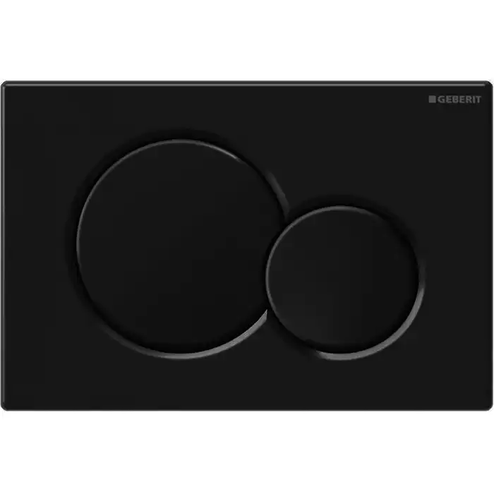 Клавиша смыва Geberit Sigma 01 115.770.DW.5 Черная глянцевая фото 1