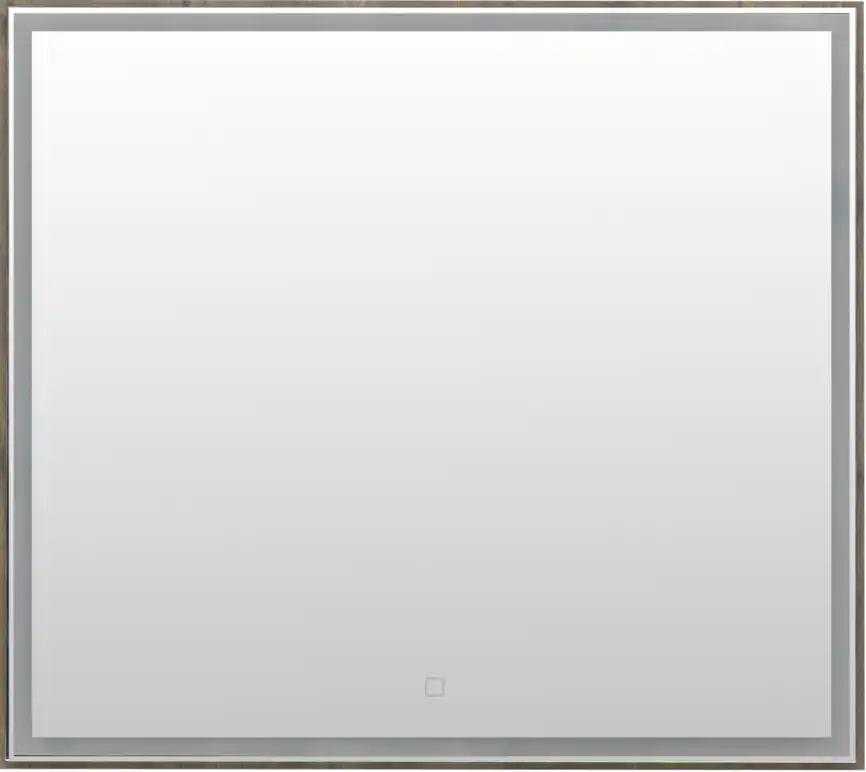 Зеркало Aquanet Nova Lite 90х80 249516 с подстветкой, сенсорный выключатель, Дерево темное фото 3