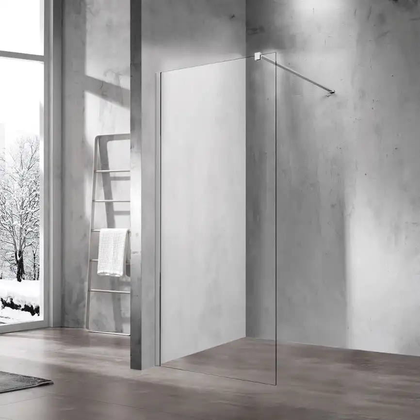 Душевая перегородка Vincea Walk IN 90 см, VSW-1H900CL, профиль Хром, стекло Прозрачное фото 1