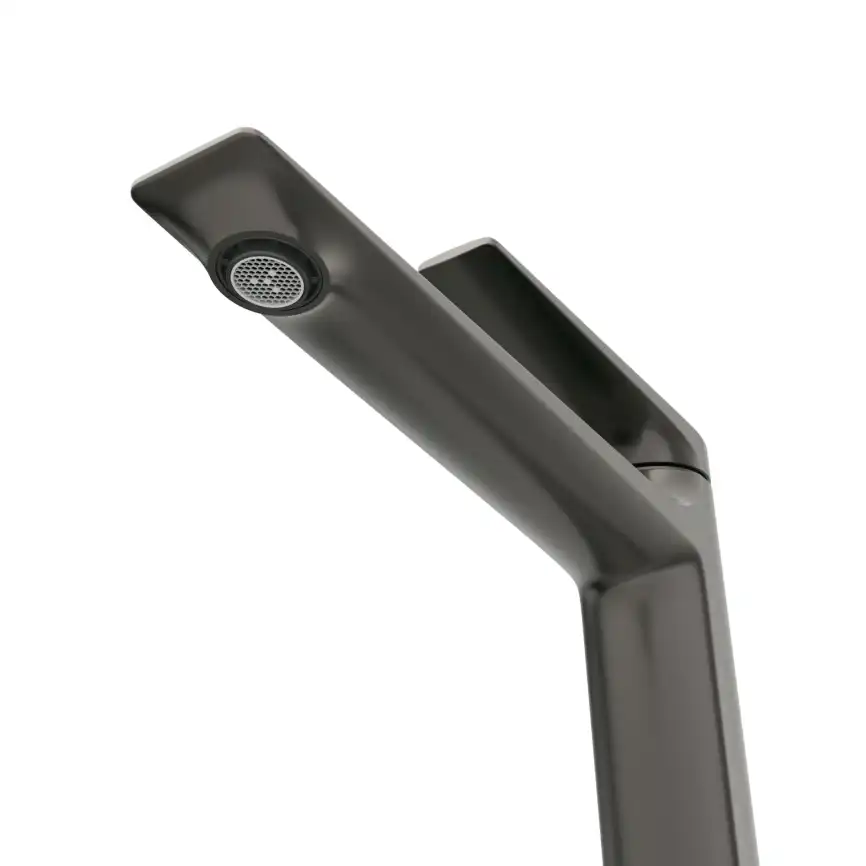 Смеситель для накладной раковины Cezares LINER-LC-GM-W0, Оружейная сталь фото 3