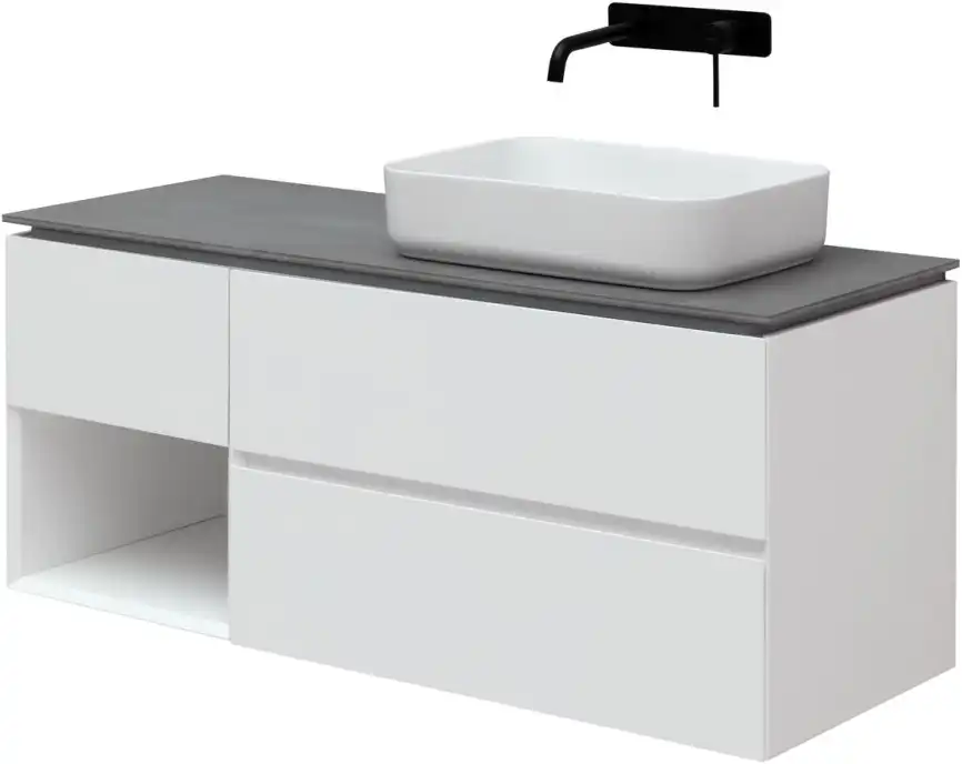 Тумба под раковину Allen Brau Infinity 120 1.21007.WM R белый матовый фото 5