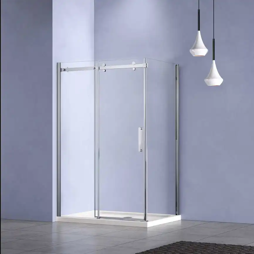 Душевой уголок Vincea Como-N 150х80 VSR-4CN8015CL, профиль хром, стекло Прозрачное фото 2