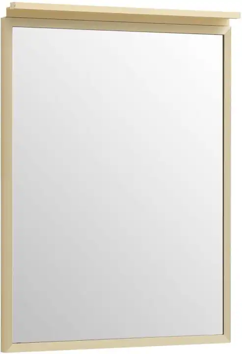 Зеркало Allen Brau Priority 60х75 1.31013.03 с подстветкой, сенсорный выключатель, Латунь фото 1