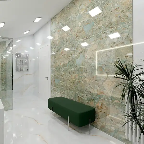 Керамогранит AVS Lilas 60x120 полированный, зеленый фото 8