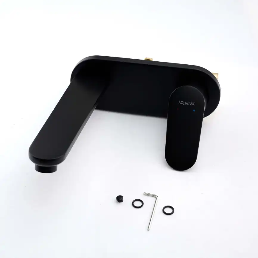 Смеситель для раковины Aquatek Ника AQ1813MB, Черный матовый фото 5