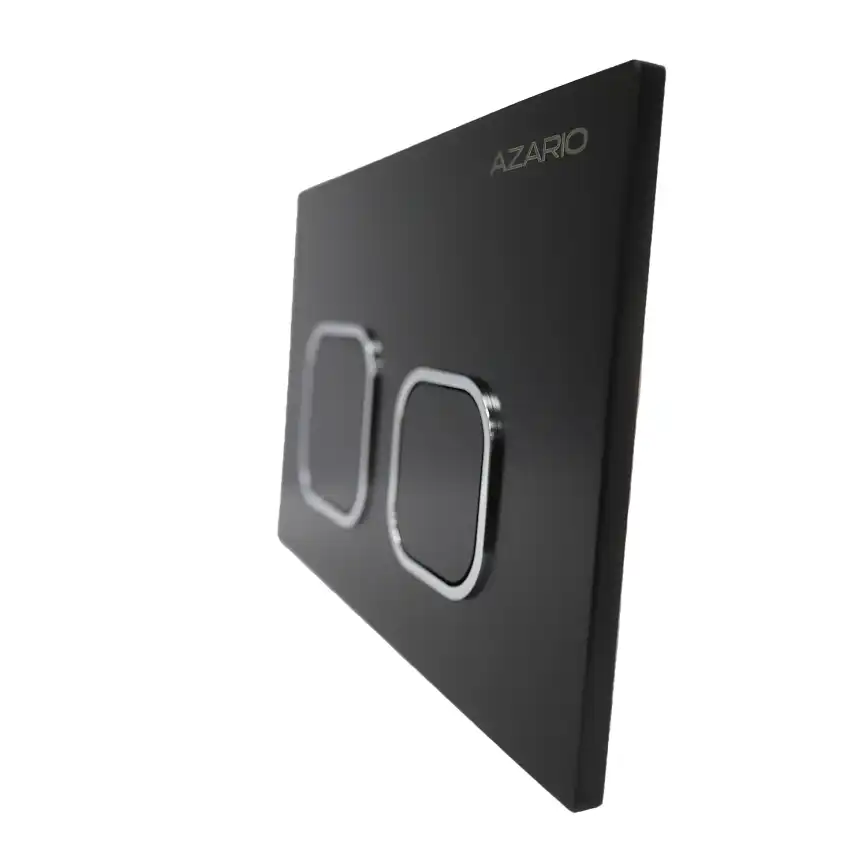 Кнопка смыва AZARIO NEW-TS AZ-ABS-002-B, Черная матовая фото 2