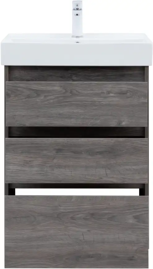 Тумба под раковину Aquanet Nova Lite 60 дуб рошелье (3 ящика) 302470 фото 6